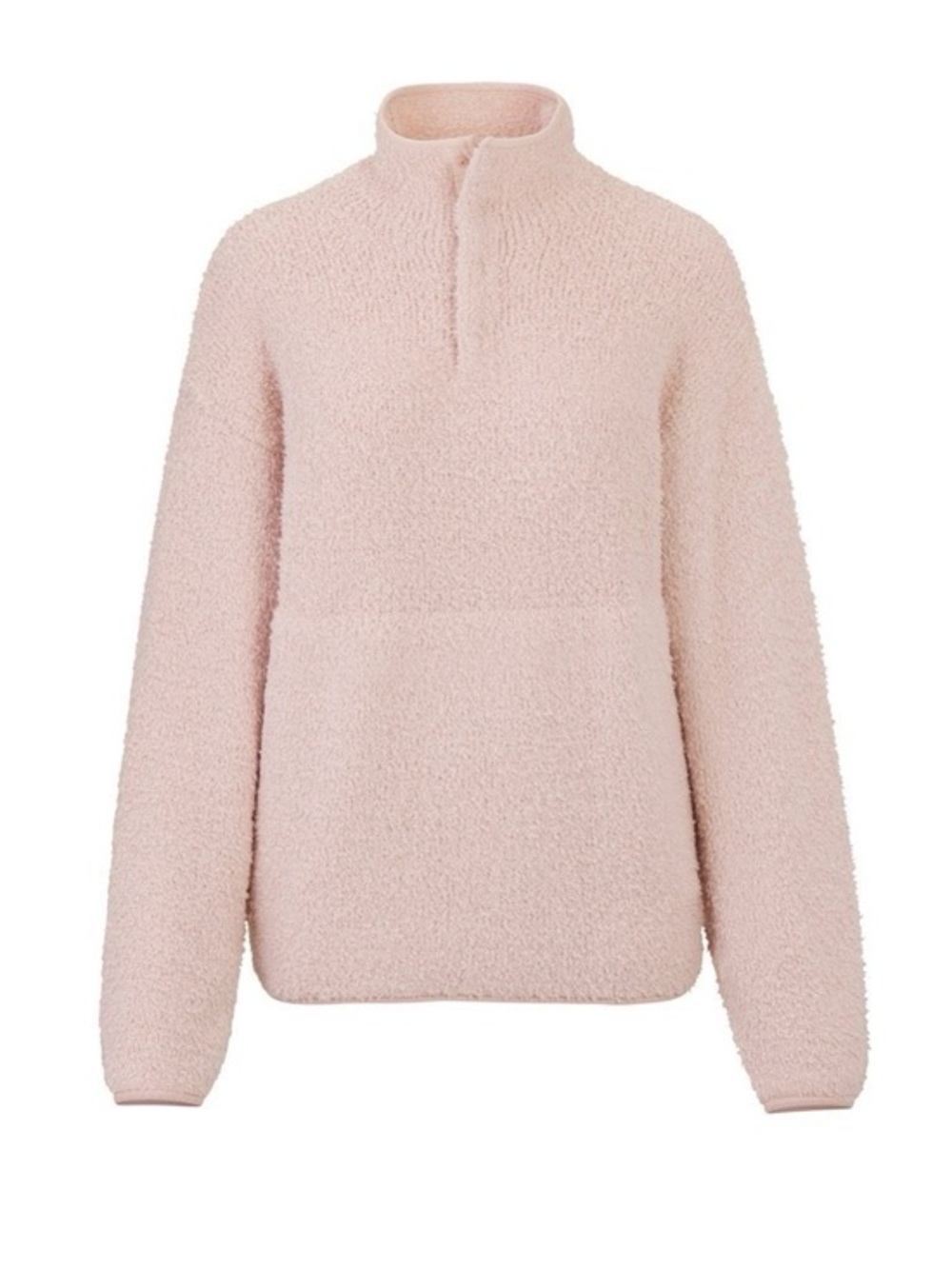Skims Cozy Knit Pullover Women's Pink Sherpa Sweater Jacket
